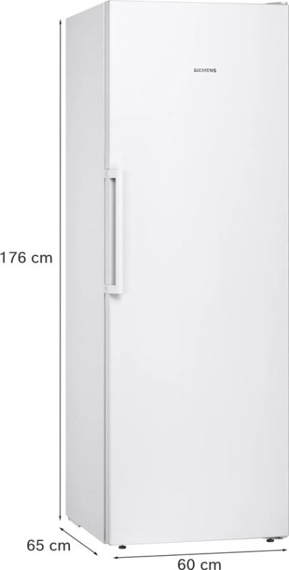 Siemens vrieskast GS33NVWEP - vrijstaand - Wit