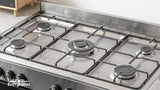 Everglades gasfornuis EVCK9011 - RVS - 90 cm