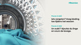 Hisense was-droogcombinatie WD3S9043BB3 - Zwart
