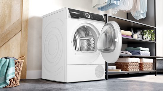 Bosch WQH246CLNL Serie 6 - Wasdroger - Warmtepompdroger - Zelfreinigende condensor - Blijvend energiezuinig - Zeer stil- 9 kg - Droogt zoals jij wilt met Auto Dry - Home Connect