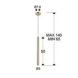 Plafond Hanglamp Led Goud kleurig Frame