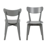 Rodby 2 eetkamerstoel - lichtgrijs