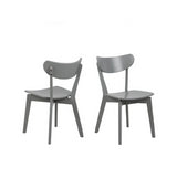 Rodby 2 eetkamerstoel - lichtgrijs