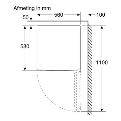 Bosch tafelmodel koelkast KTL15NWEB - Serie 2