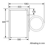 Bosch wasmachine WAN28270NL met stoom - Serie 4