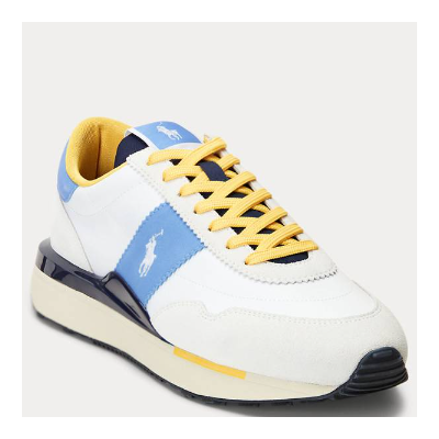 Ralph Lauren Train 89 Suede-Panelled Trainer mt 43