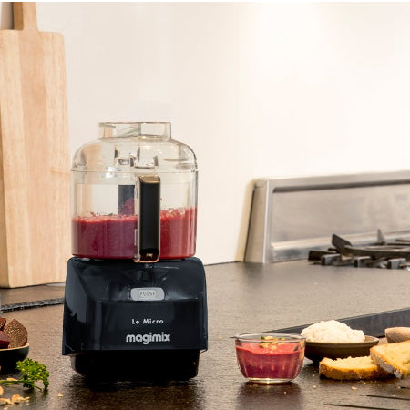 Magimix Le Micro minihakmolen zwart - 0,83 liter