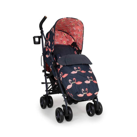 Cosatto Supa 3 Stroller with Footmuff - Pretty Flamingo