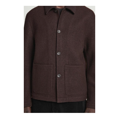 COS BOILED-WOOL CHORE JACKET MT XL