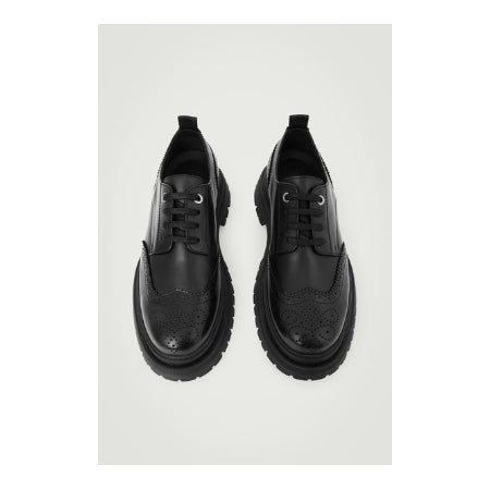 COS Dikke leren Derby Brogues mt 42
