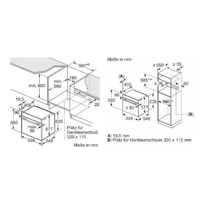 Neff B6ACH7AG0 inbouw oven