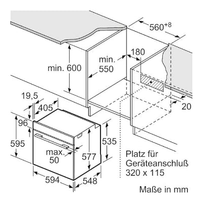 Neff B6ACP7AG0 inbouw oven