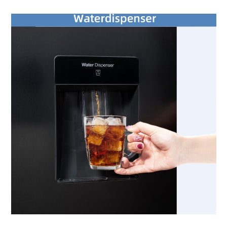 CHiQ koelkast CBM250NEBD - No Frost - Waterdispenser