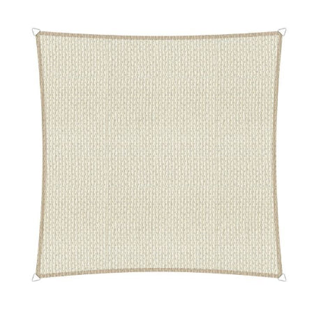 Sunfighters Vierkant 5 meter Ivoor shaduwdoek