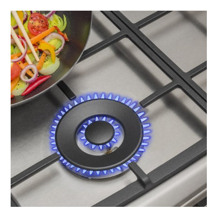 Inventum gasfornuis VFG6034WGRVS - Vrijstaand