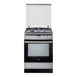 Inventum gasfornuis VFG6034WGRVS - Vrijstaand