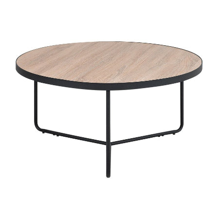 Salontafel lichtbruin/zwart MELODY L