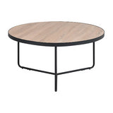 Salontafel lichtbruin/zwart MELODY L