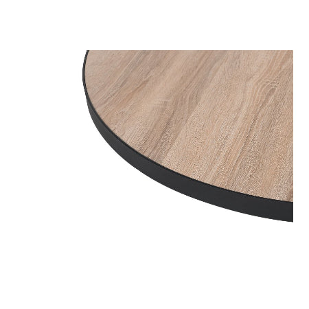 Salontafel lichtbruin/zwart MELODY L