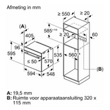 Siemens inbouwoven HQ574AER3 - Toegevoegde stoom