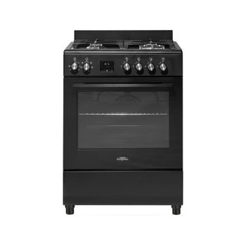 Everglades gasfornuis EVCK6020 - Mat Zwart - 60cm
