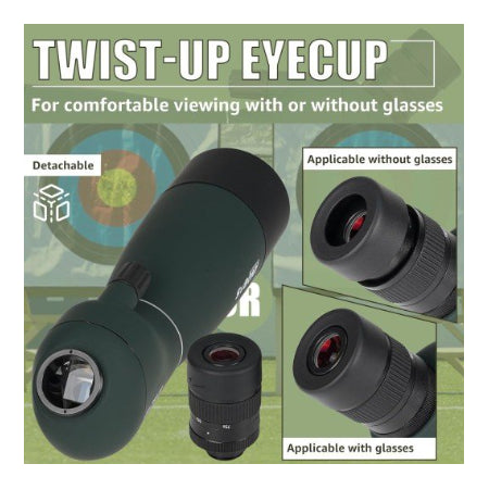 Svbony SV28PLUS Spotting Scope, 75x70mm BAK4 FMC, Telescoop, Monoculair