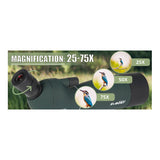 Svbony SV28PLUS Spotting Scope, 75x70mm BAK4 FMC, Telescoop, Monoculair