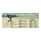 Svbony SV28PLUS Spotting Scope, 75x70mm BAK4 FMC, Telescoop, Monoculair