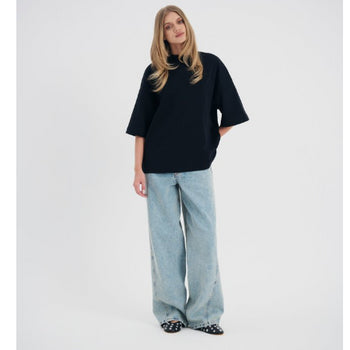 Dollina T-shirt Deep Black - maat S/M