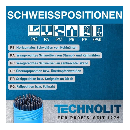 TS 1000 Universele elektrode, staafelektrode 1 kg, 3.25 x 350 mm