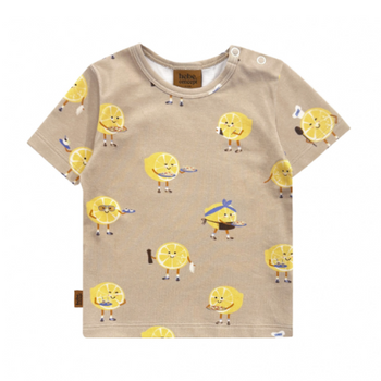 Top with lemon chef allover print - maat : 62-68 cm