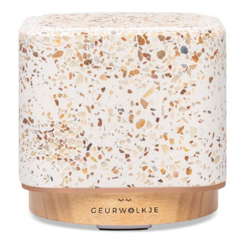 Living Green- Geurwolkje® Aroma Diffuser - Terrazzo Kubus 