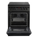 Inventum gasfornuis VFG6034WGZWA - Zwart