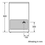 Bosch inductieformuis HLN39A050U - Serie 4 - RVS