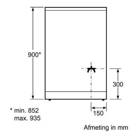 Bosch keramisch fornuis HKA004020U - Serie 2 - Wit