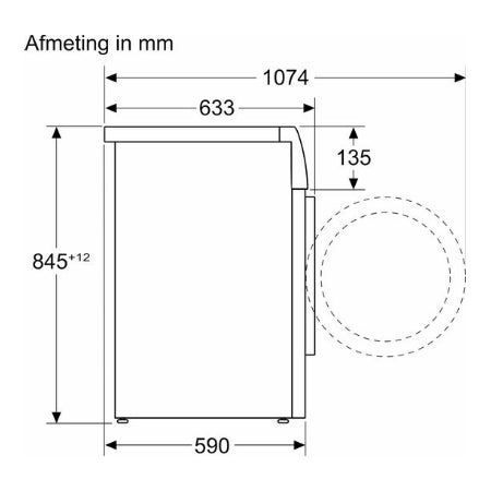 Siemens wasmachine WG56H205NL - iQ500 - 10 kg