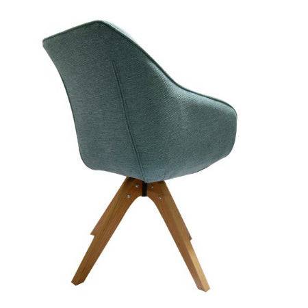 Möbilia stoelhoes petrol, frame naturel 58,5 cm