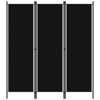 vidaXL kamerscherm met 3 panelen 150x180 cm - zwart