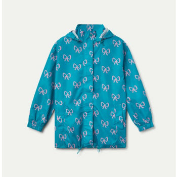 Sporty jacket with bow print - maat M