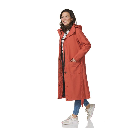 Happy Rain Days - Dames regenjas Rome hot sauce - maat M