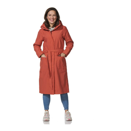 Happy Rain Days - Dames regenjas Rome hot sauce - maat L (eu 40)