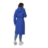 Happy Rain Days - lange damesregenjas - Rome kobalt blauw maat M (EU 38)