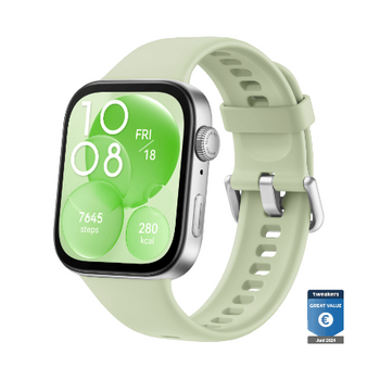 Huawei Watch Fit 3, RVS (Groen)