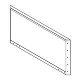 Cortenstaal paneel 50 x 100 cm voor plantenbakken (2 stuks)