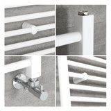 Handdoekradiator CV Modern 120cm x 40cm - Wit | Ive
