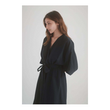 Dames Cossac Black kimono jumpsuit - maat S