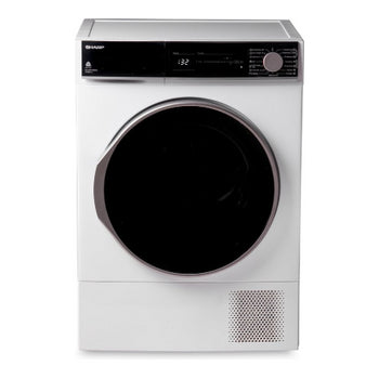 Sharp warmtepompdroger KDNHH9S8GW3BX - 9kg - wit