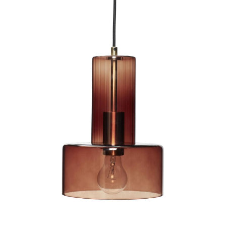 Hübsch Ripple Plafondlamp Amber