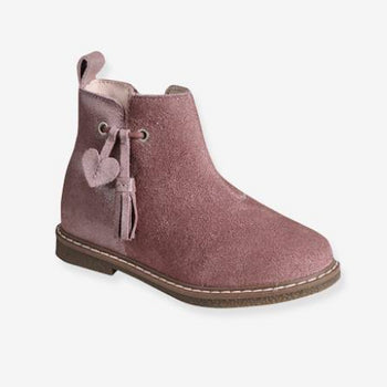 Vertbaudet Leren boots met pompon kleutercollectie meisjes maat 28