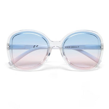 Okkia Anna Zonnebril OK019 Transparant met Bi-Colour Glazen